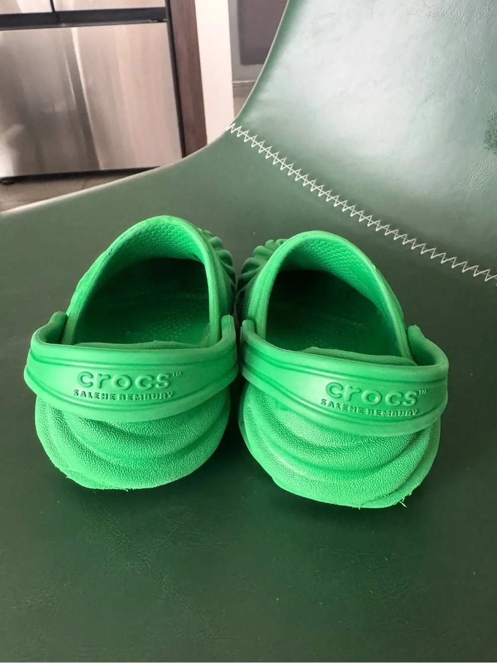 Crocs x SALERE BEMBORY Pollex Slip-On Clogs - 7 Toddler - Green